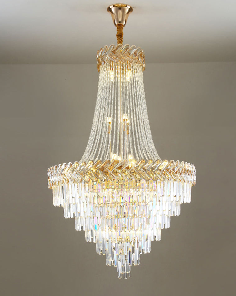Aria Tiered Crystal Chandelier