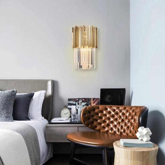 Aria Enoch Crystal Grand Wall Sconce