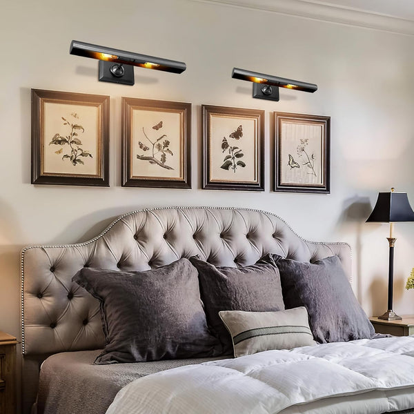 18-Inch Brass Adjustable Dimmable Picture Light for Wall