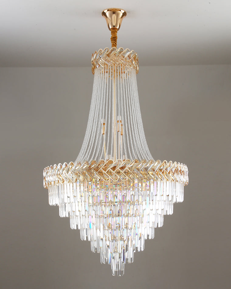 Aria Tiered Crystal Chandelier