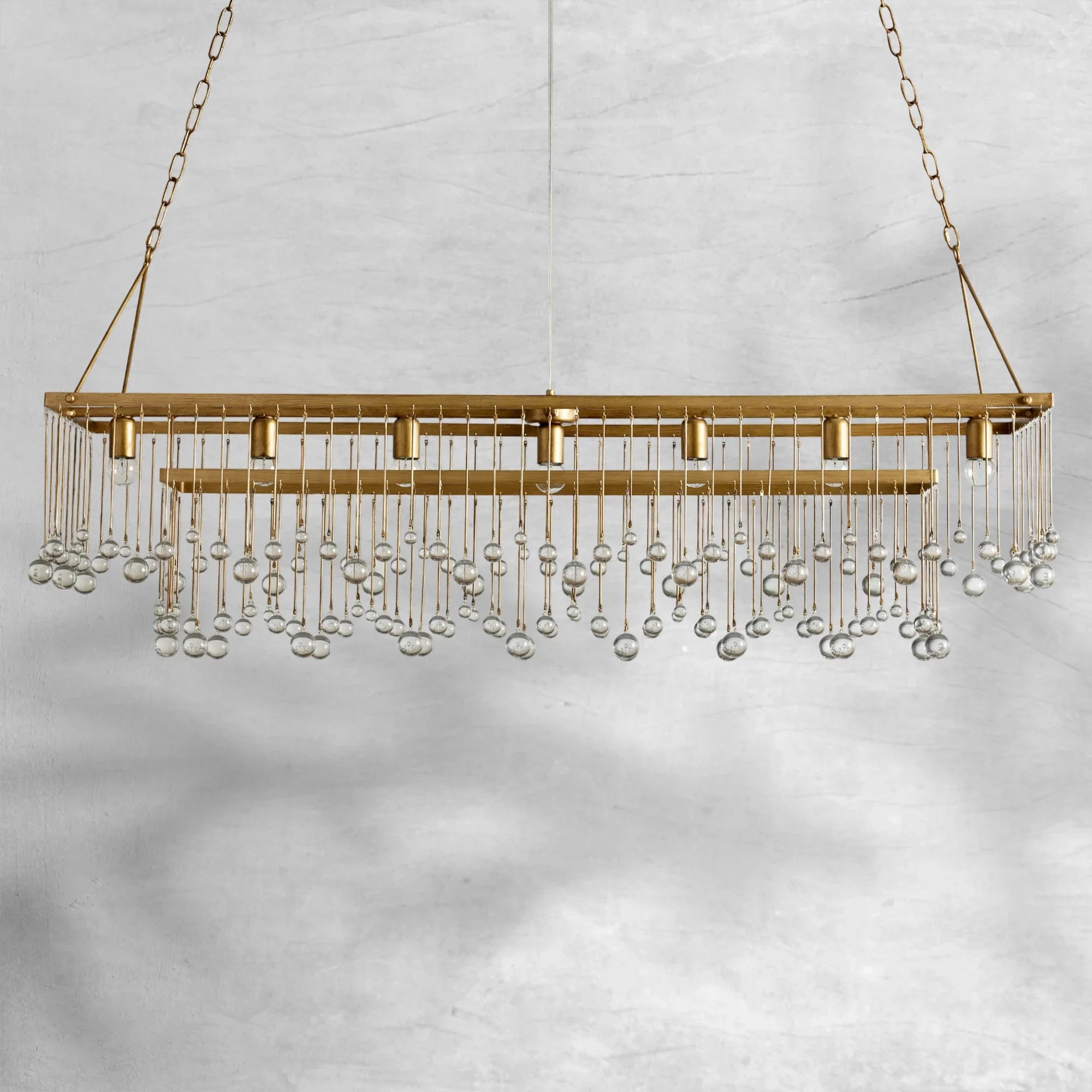 Aubrey Rectangular Chandelier 47''60''