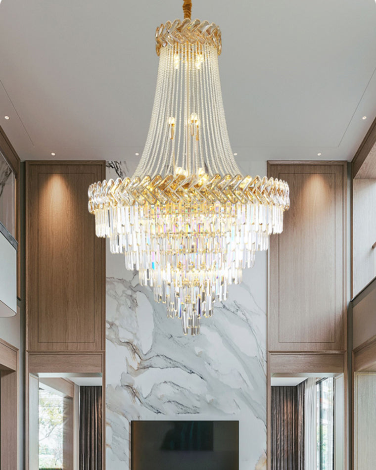 Aria Tiered Crystal Chandelier