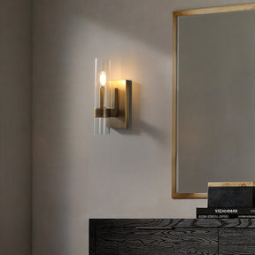 Nova Glass Wall Sconce 12"H