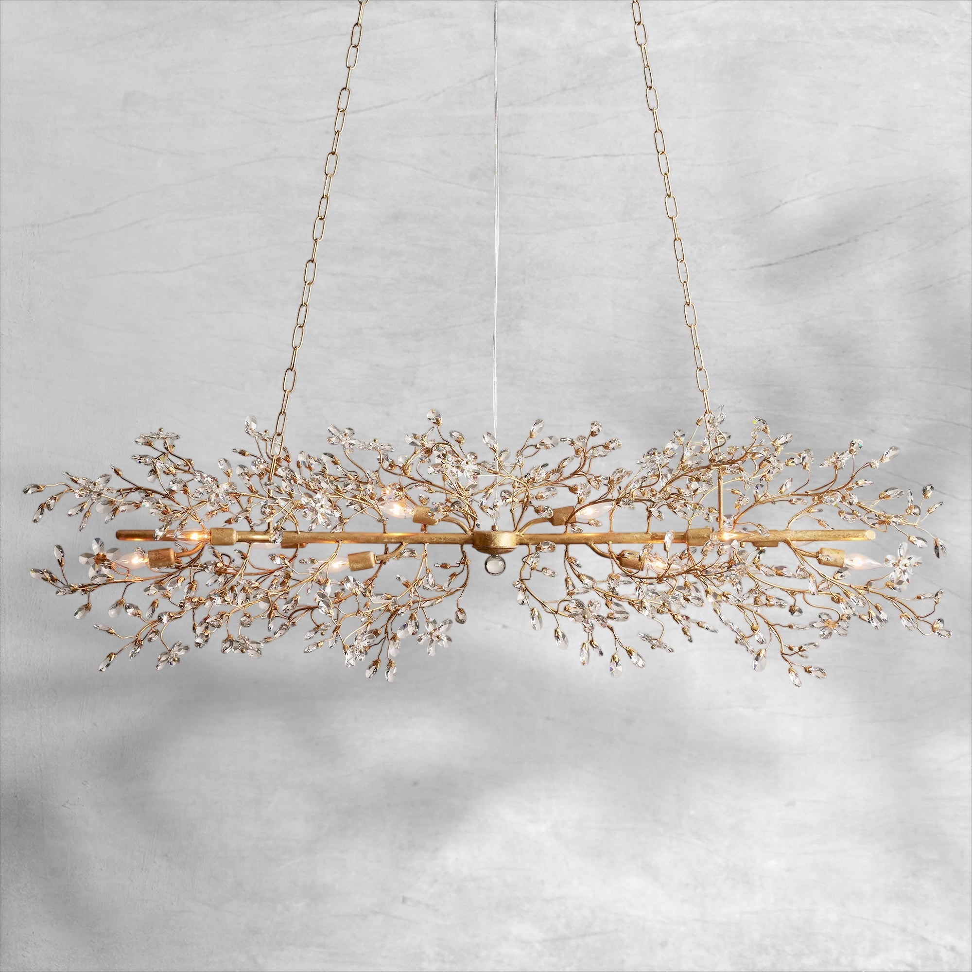 Fiore Linear Chandelier 43"51"68"