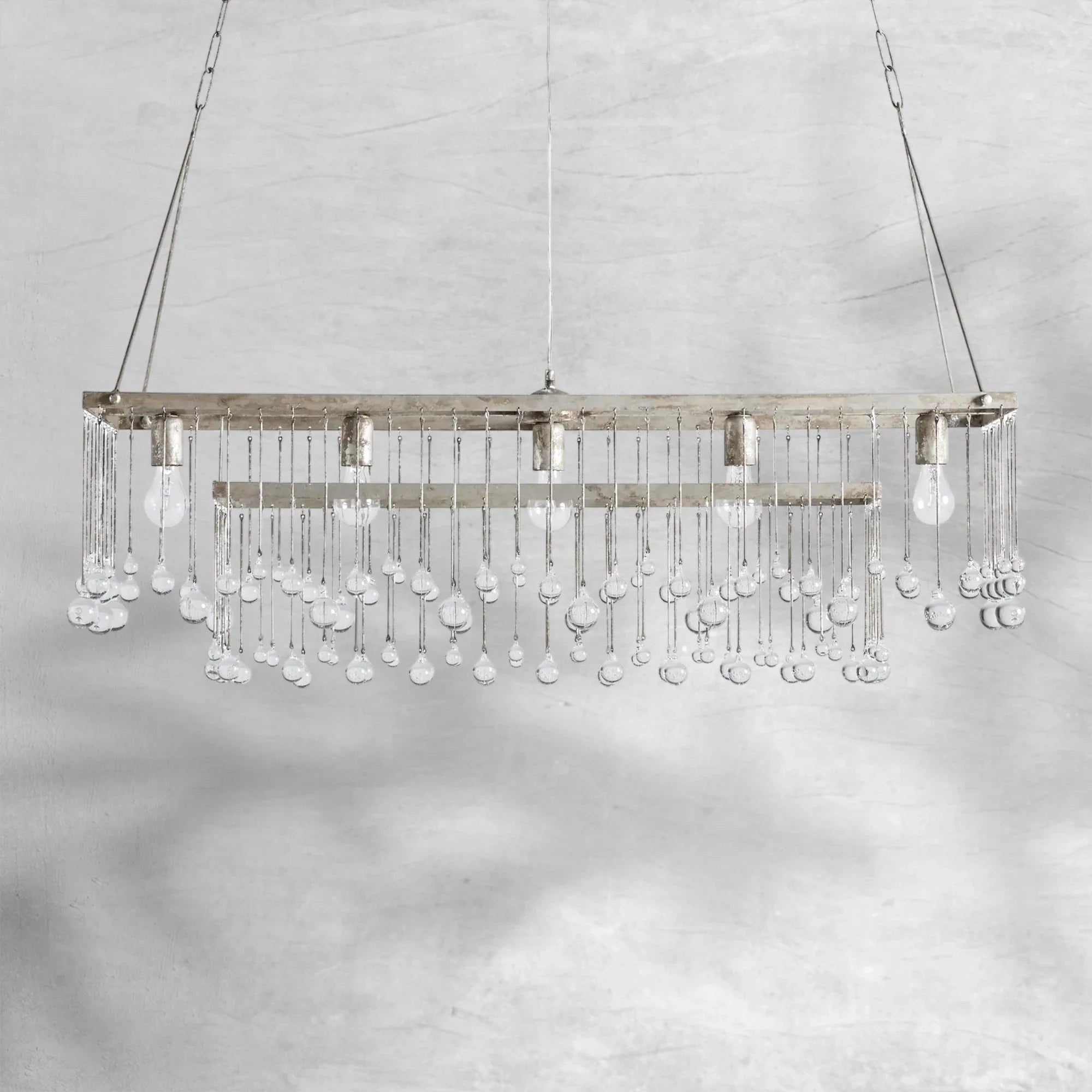 Aubrey Rectangular Chandelier 47''60''