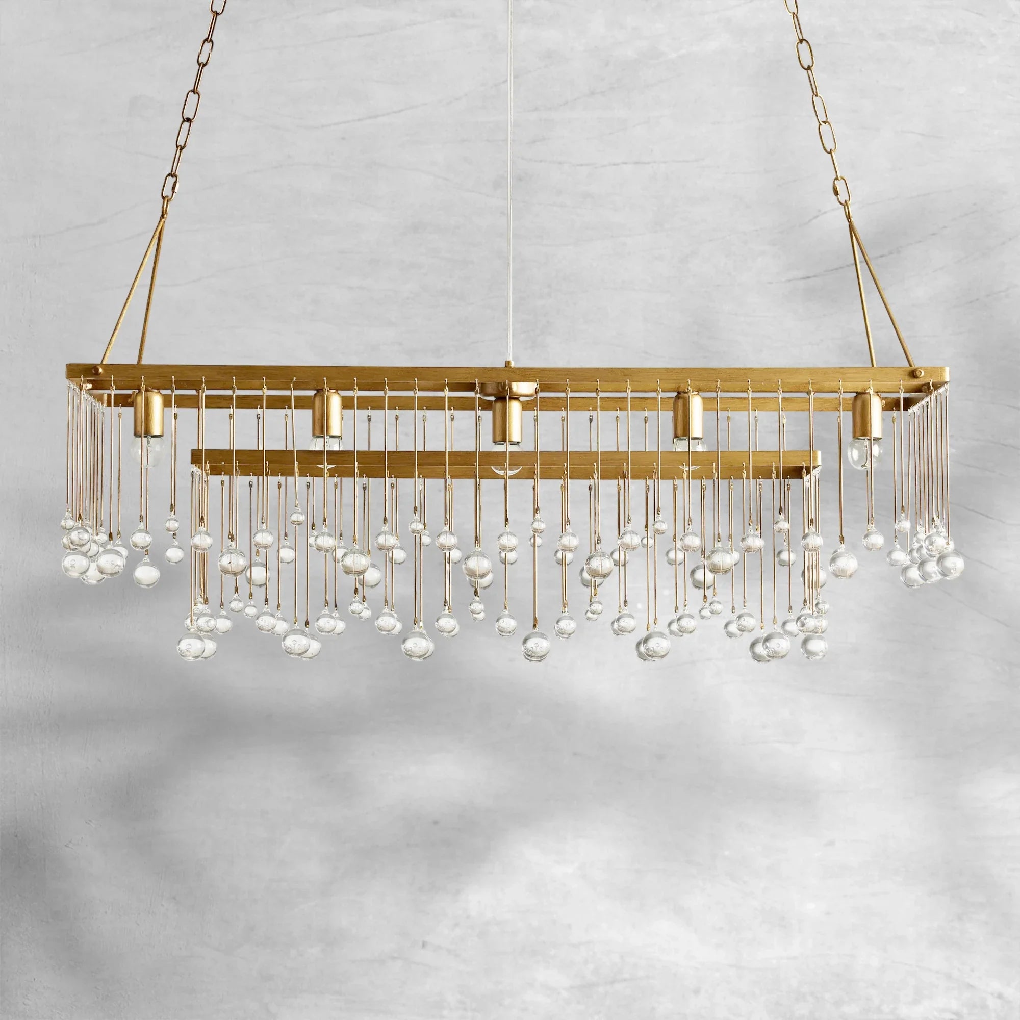 Aubrey Rectangular Chandelier 47''60''