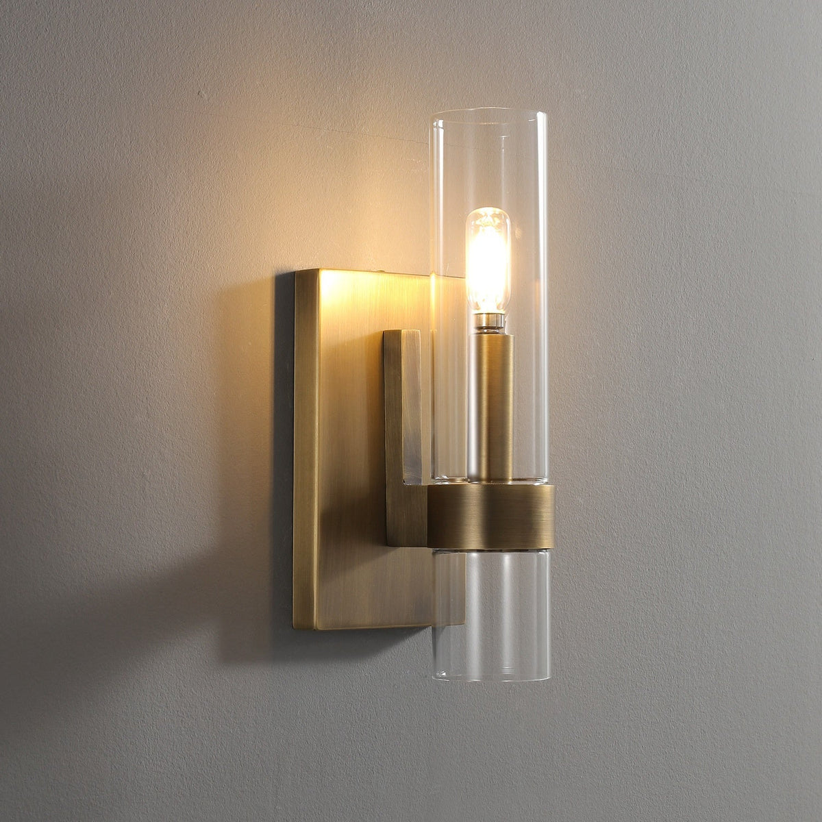 Nova Glass Wall Sconce 12"H