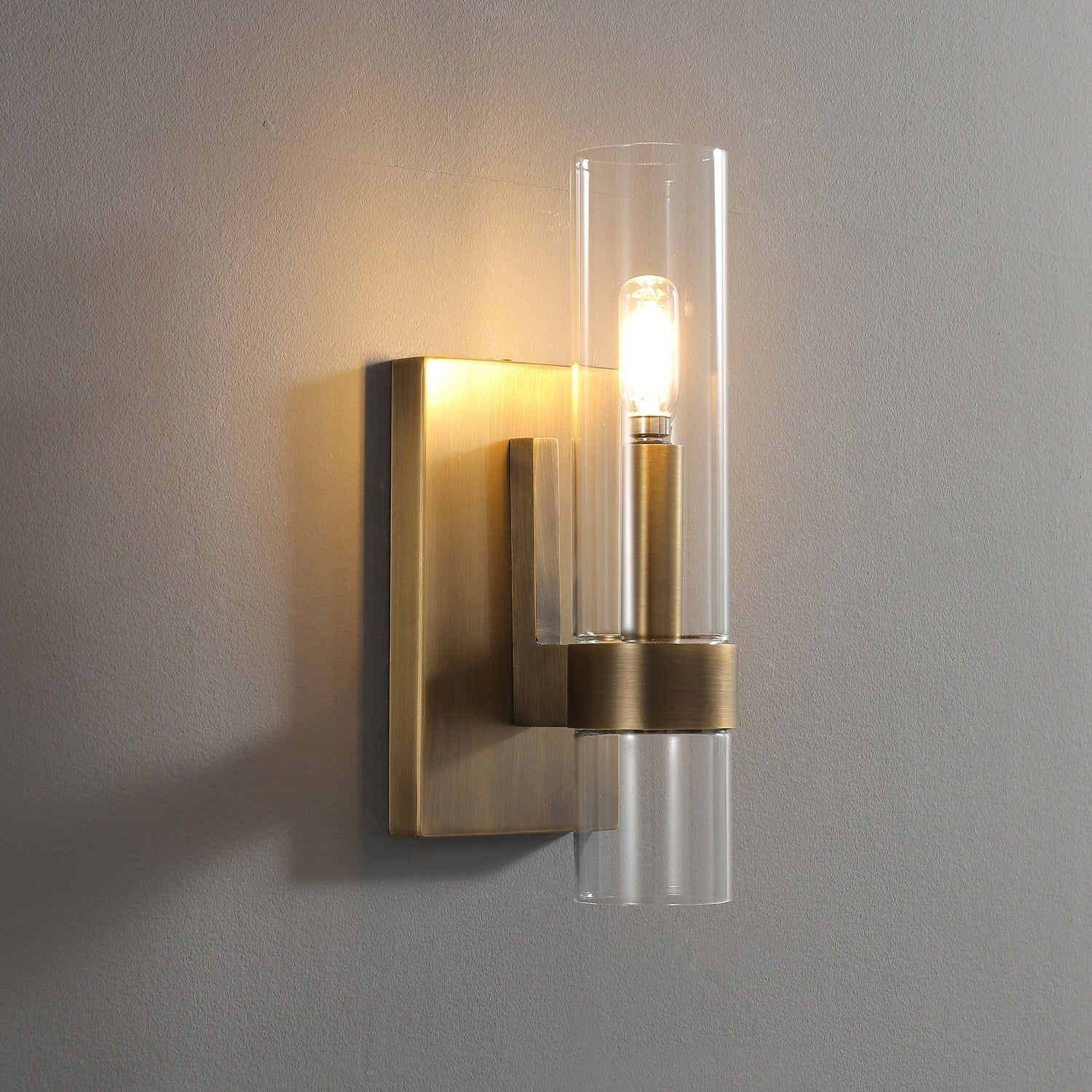 Nova Glass Wall Sconce 12"H