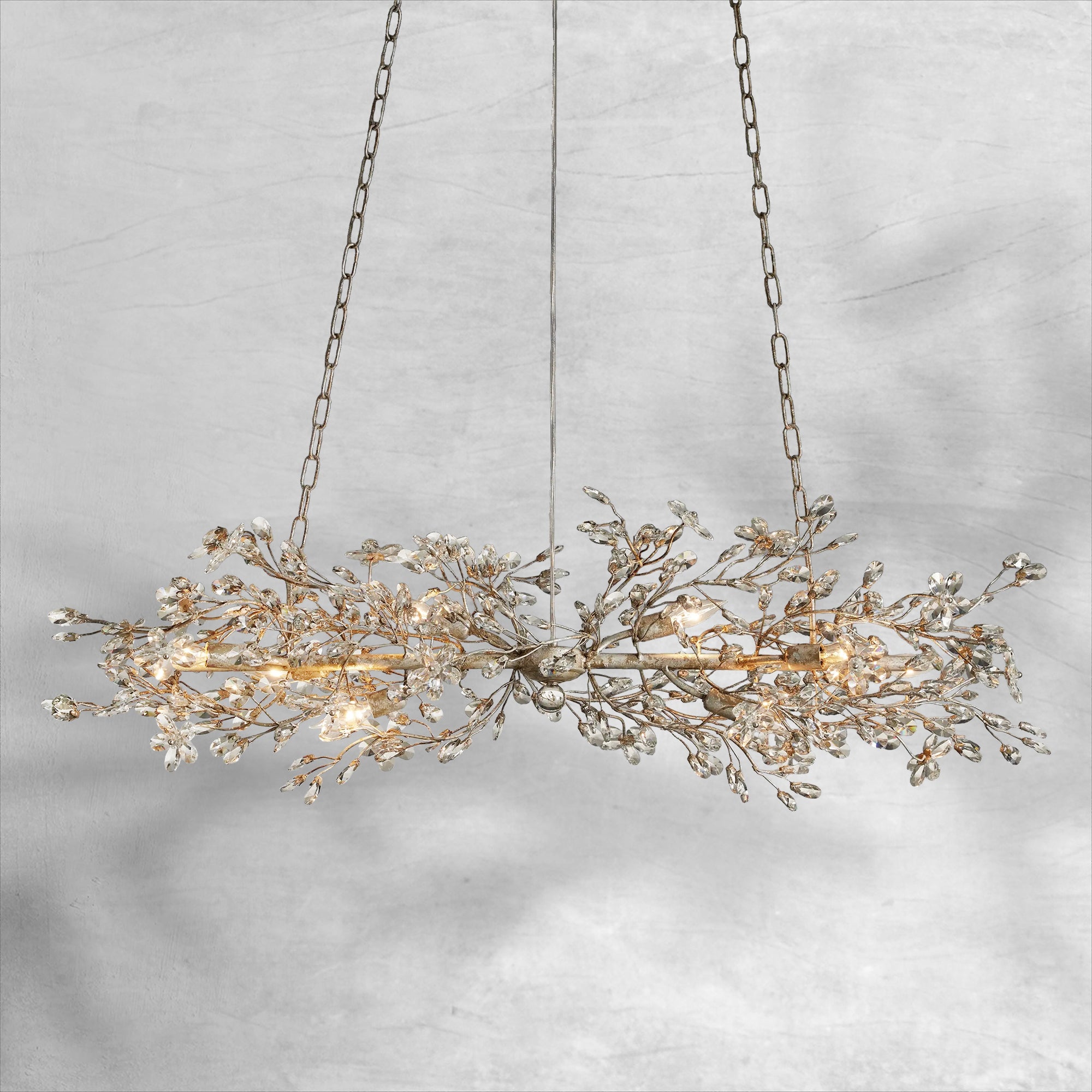 Fiore Linear Chandelier 43"51"68"