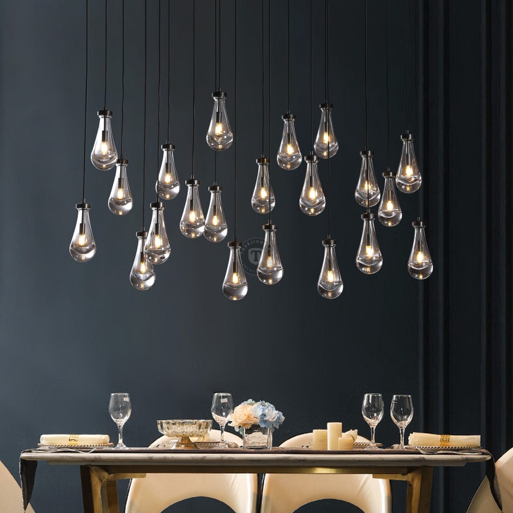 Raindrop Rectangular Chandelier