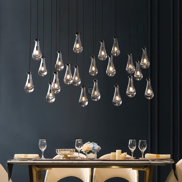 Raindrop Rectangular Chandelier
