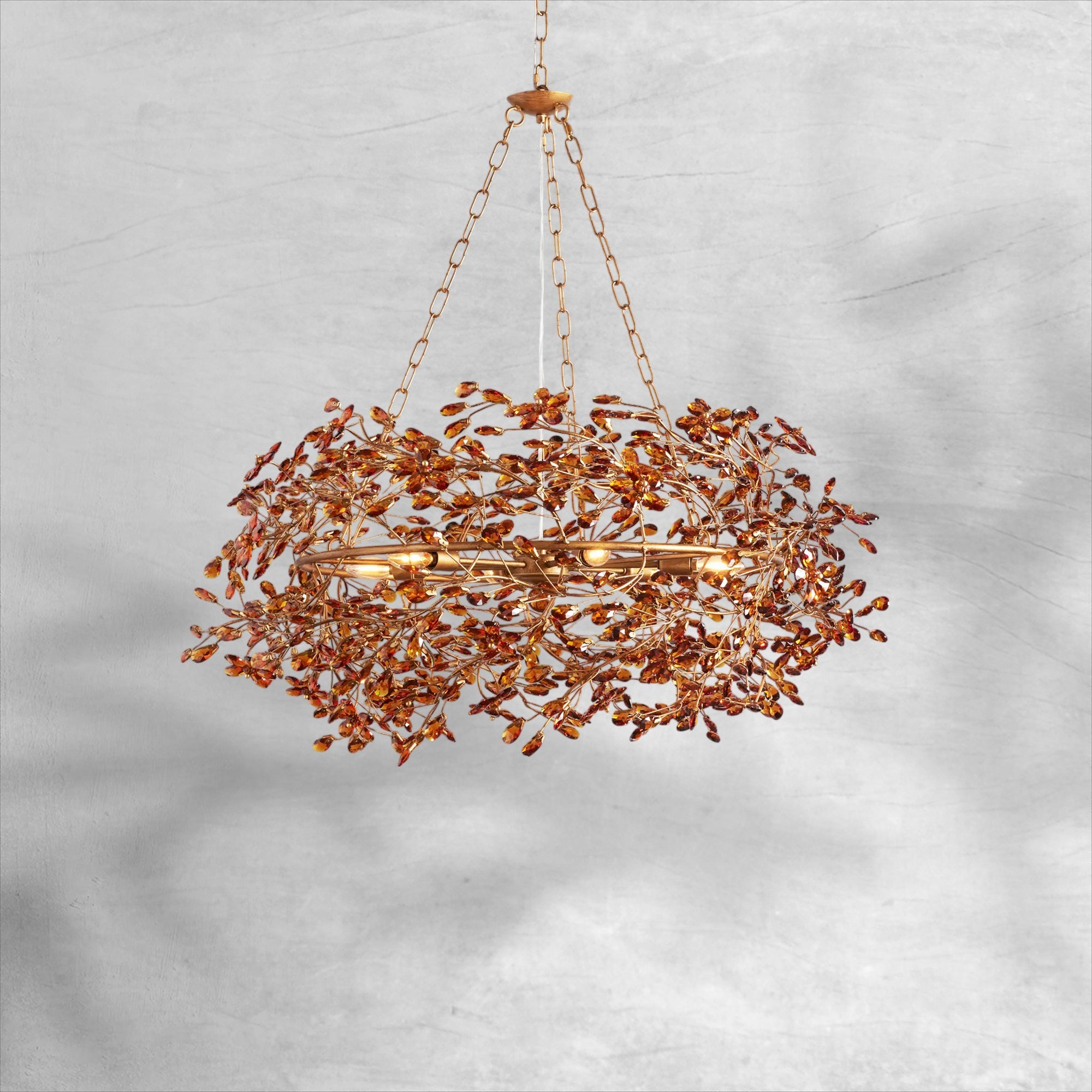 Fiore Crown Chandelier 39" 48" 60"