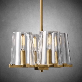 Paricia Clear Glass Pendant Light - Arialamps