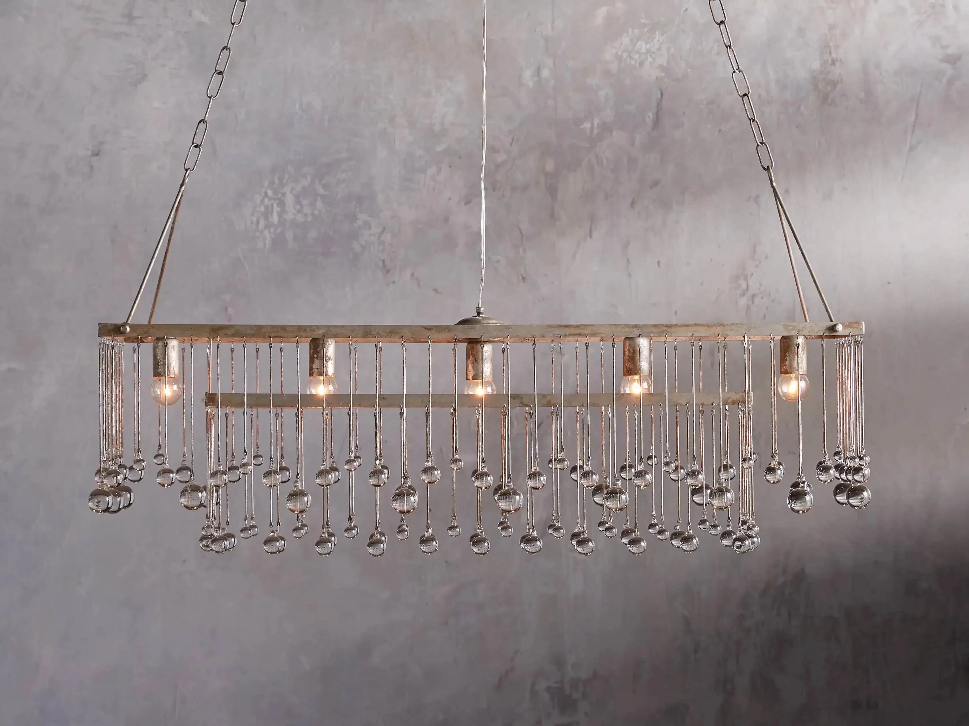 Aubrey Rectangular Chandelier 47''60''