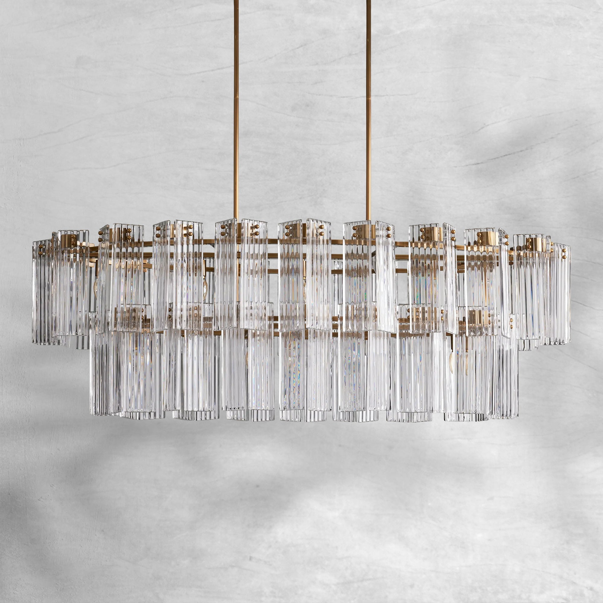 Delsie Oval Chandelier 51''63''72''