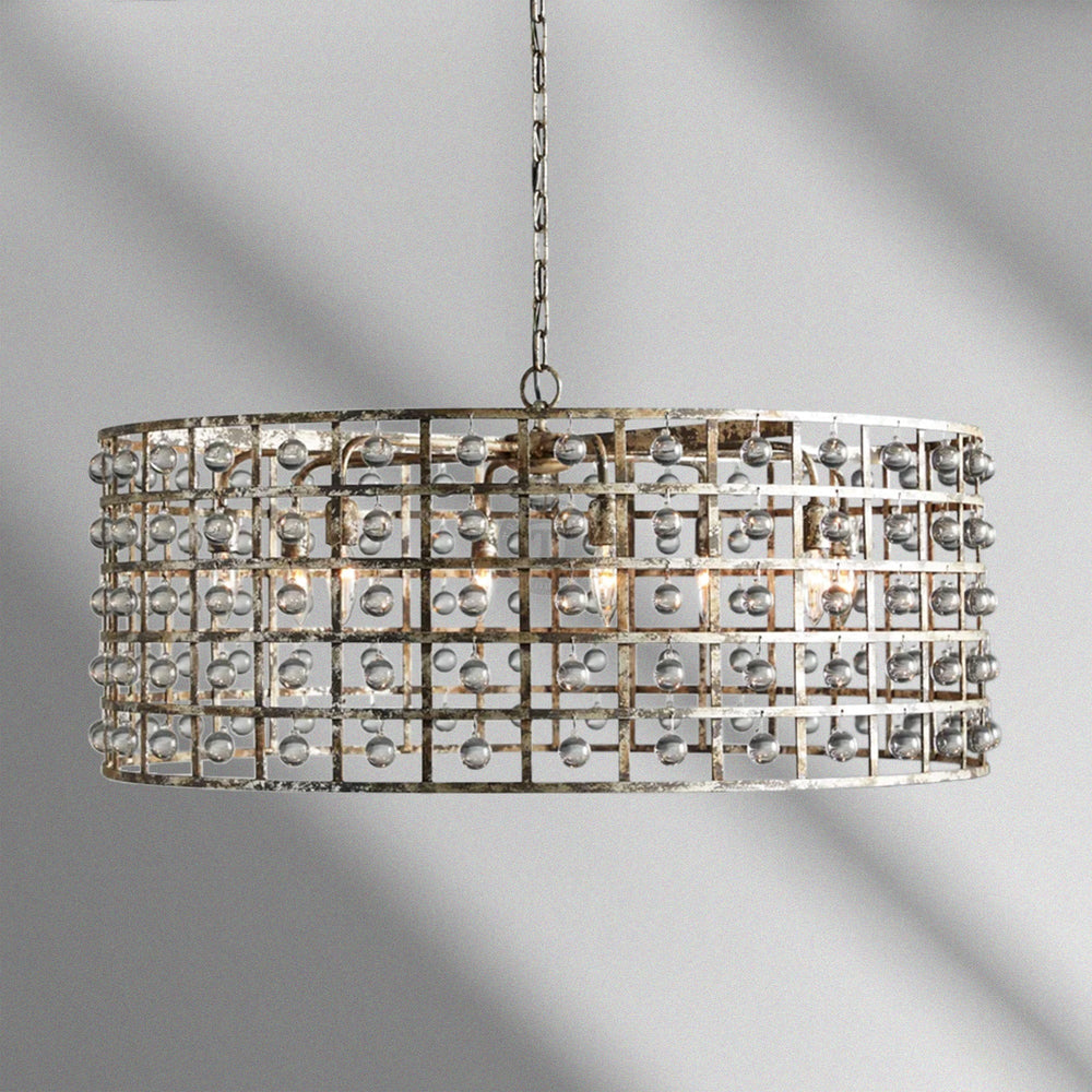 La Cage Round Chandelier 6" 8" 12"