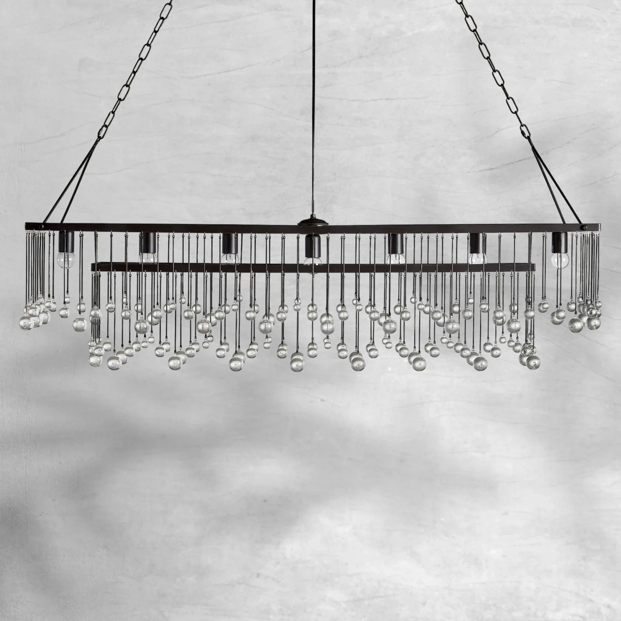 Aubrey Rectangular Chandelier 47''60''