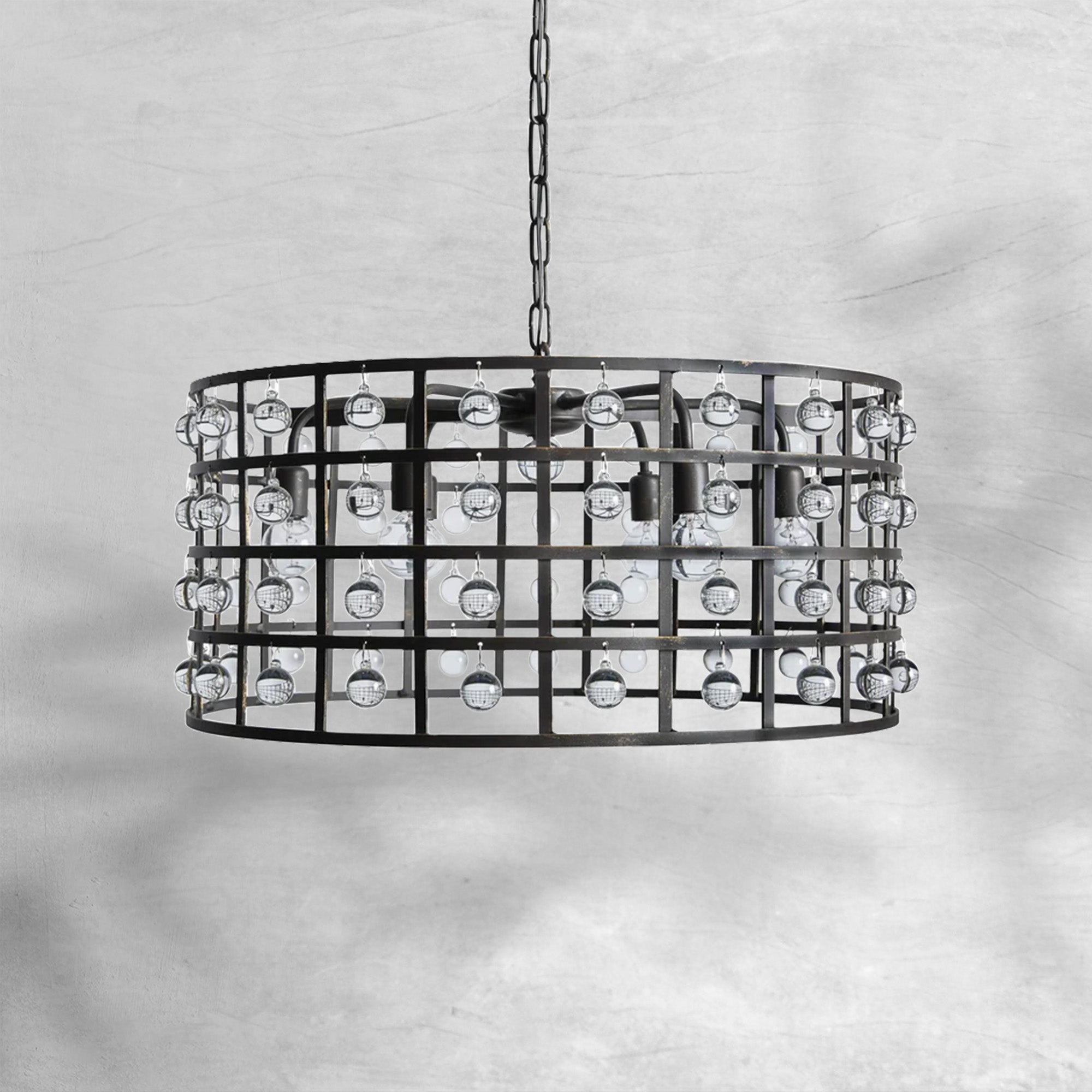 La Cage Round Chandelier 6/8/12 Light