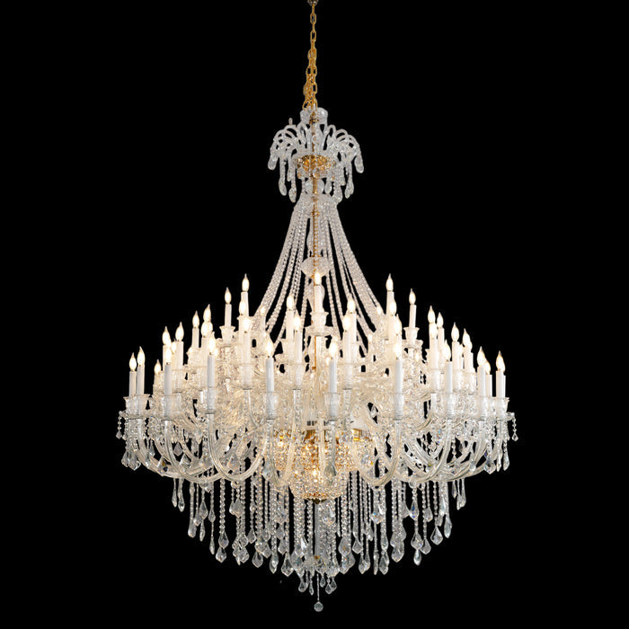 Extra Large Classic Traditional Crystal Chandelier 60/72/90 Lights for Hotel, Showroom, Foyer , Wedding Hall,Coffee Shop