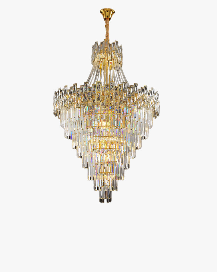 Aria Massive Tiered Crystal Chandelier