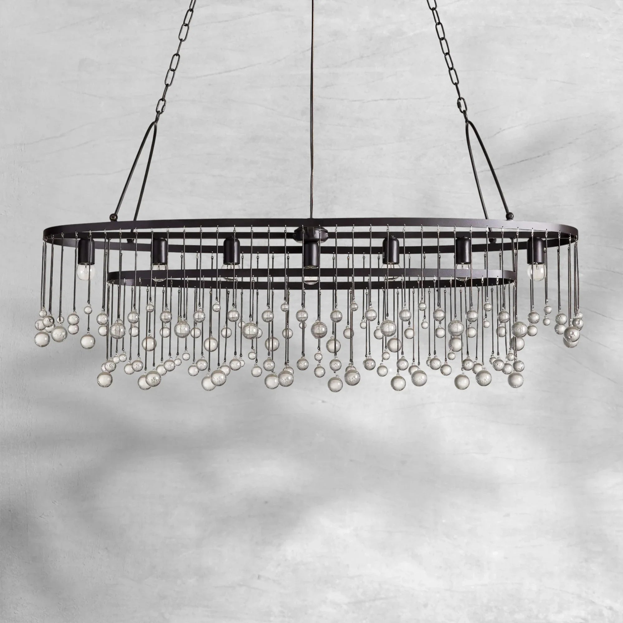 Aubrey 7 Light Oval Chandelier