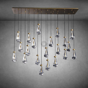 Raindrop Rectangular Chandelier