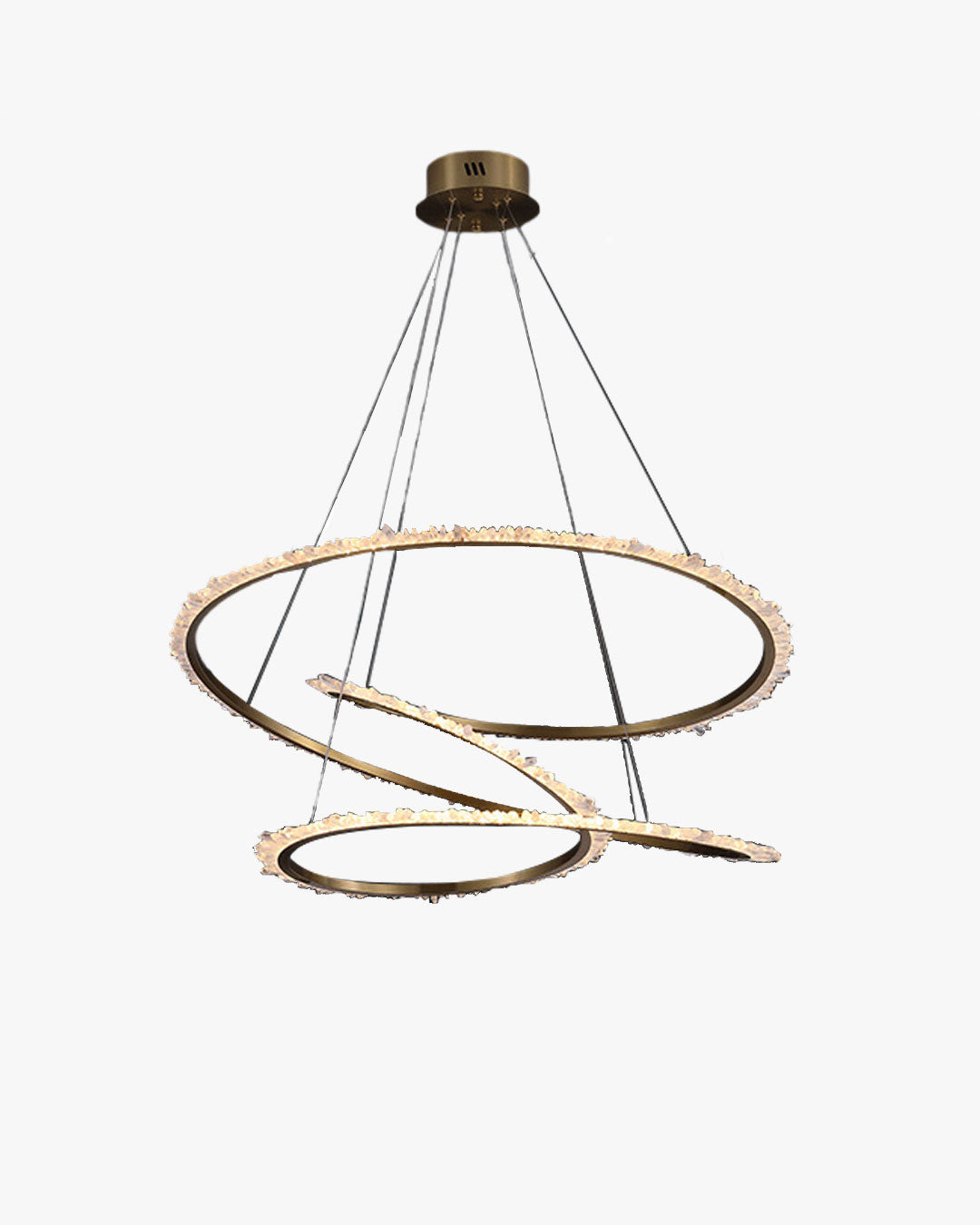 Aria Crystal Infinity Chandelier