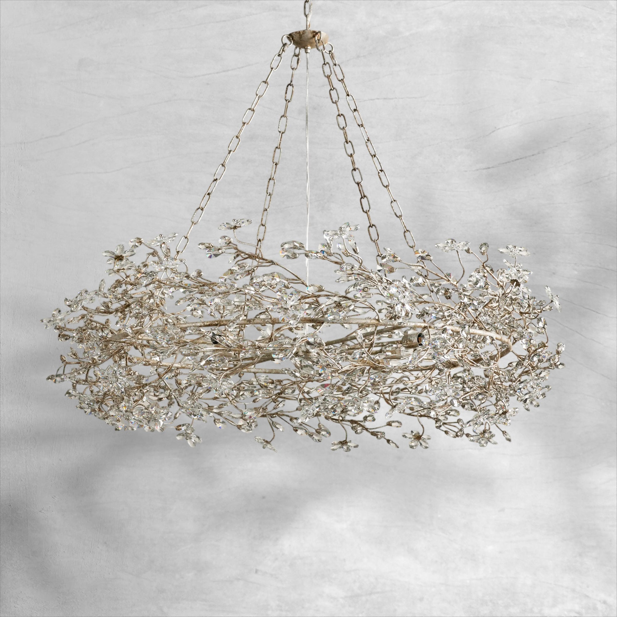 Fiore Crown Chandelier 39" 48" 60"