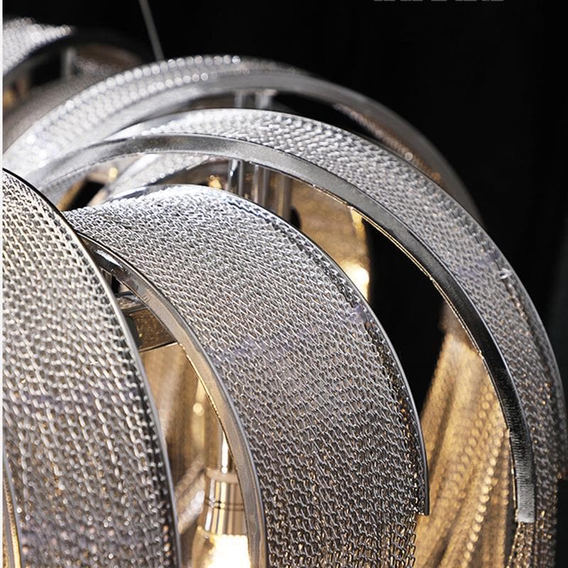 Alisa Luxury  Aluminum Chain Tassel Chandelier