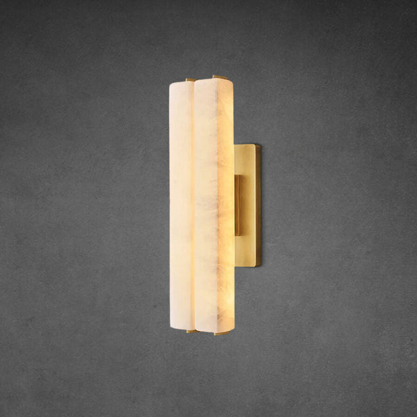 Auduban Alabaster Double Sconce - Arialamps