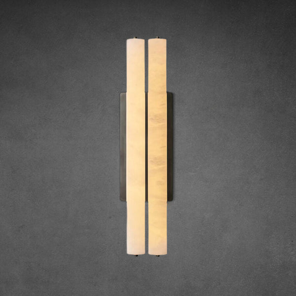 Auduban Alabaster Double Sconce - Arialamps