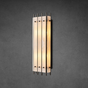 Lux Alabaster Grand Rectangular Sconce