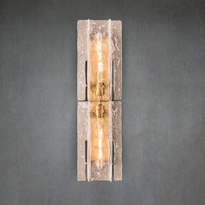 Lattic Smoke Glass Sconce
