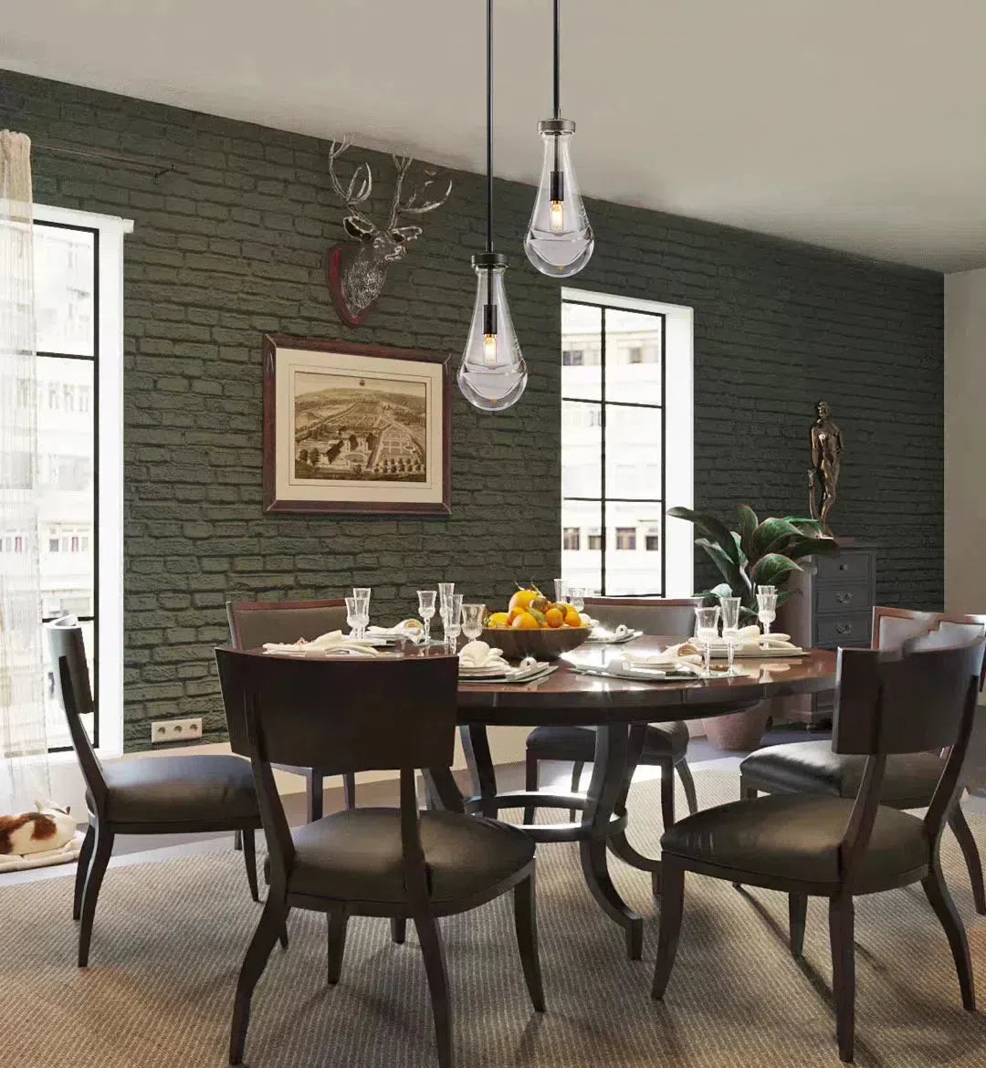 Raindrop Round Chandelier 2-Light 5''