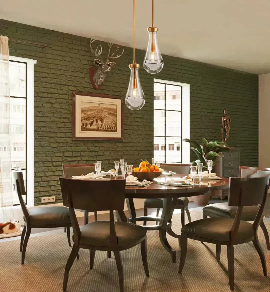 Raindrop Round Chandelier 2-Light 5''