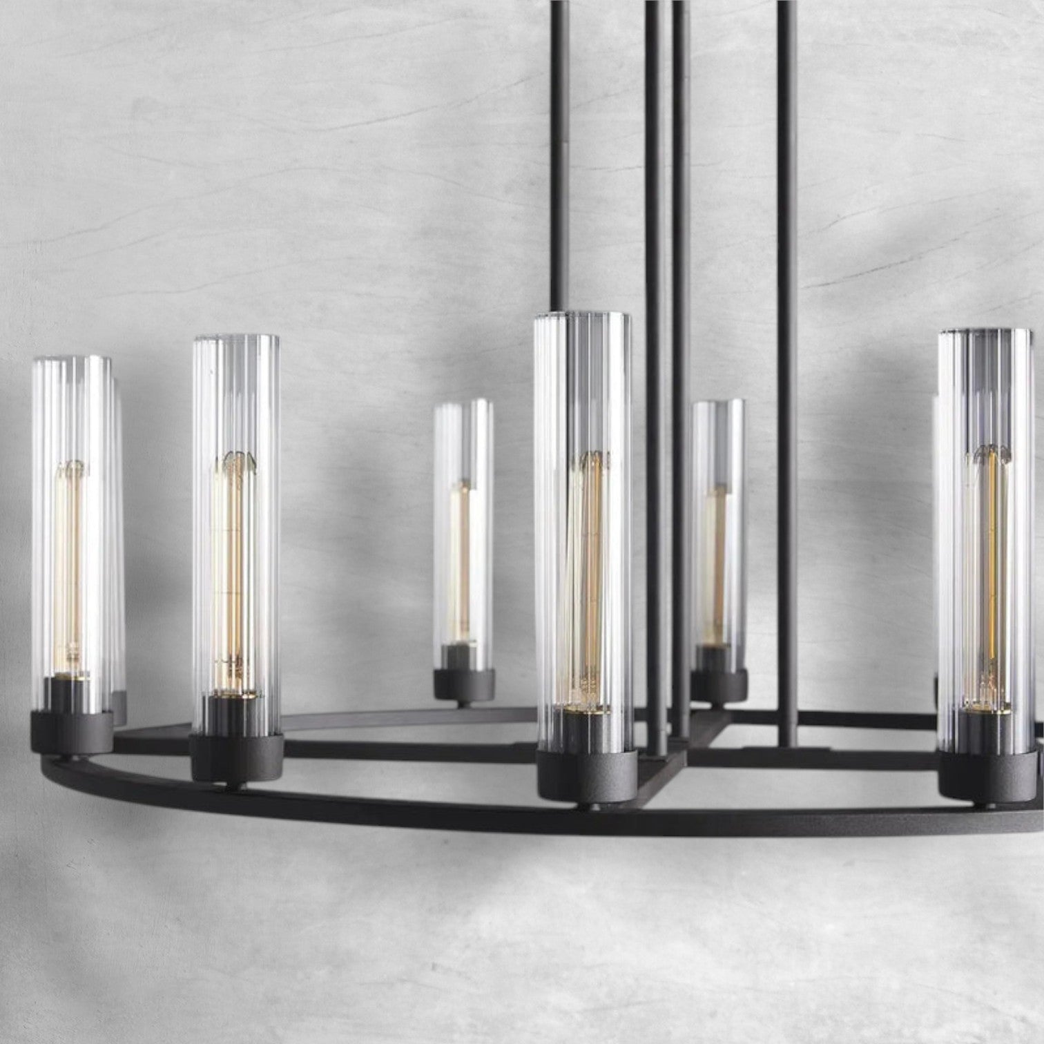 Andreas Round Chandelier 10/12 Light