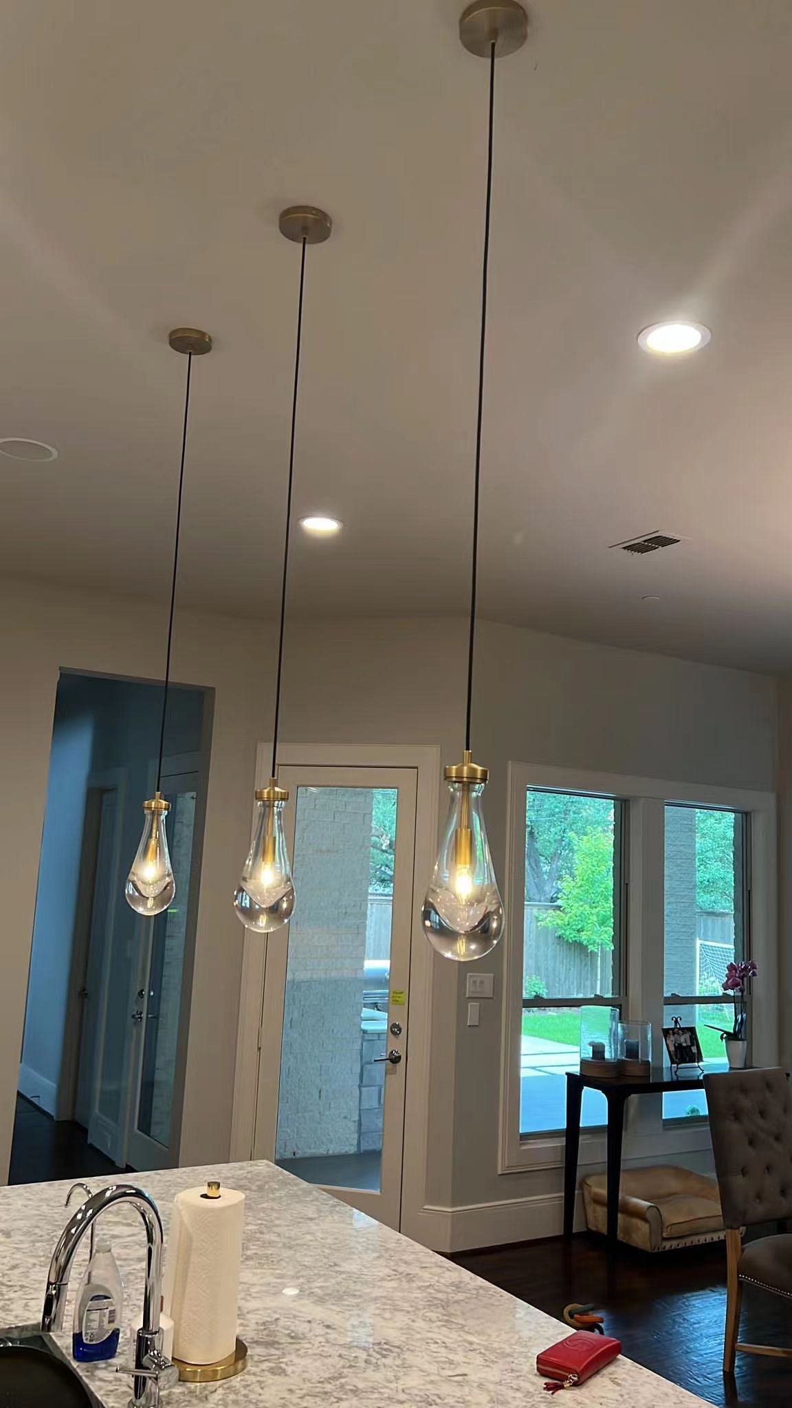 Raindrop Modern Island Pendant Light