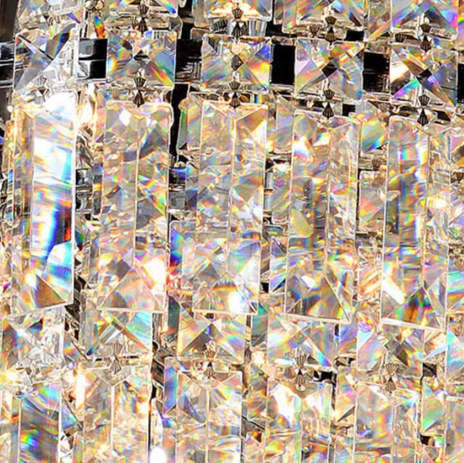 Extra Large Flush Mount Multi-tier Crystal Chandelier Modern Luxury Light Fixture For Living Room/Dining Room/Bedroom
