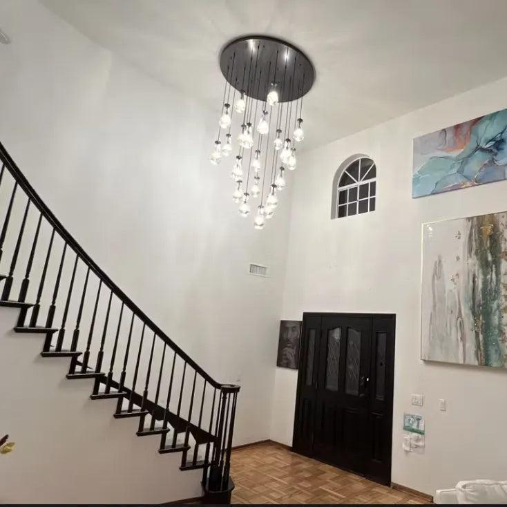 Raindrop Round Chandelier 60"