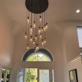 Raindrop Round Modern Chandelier Light