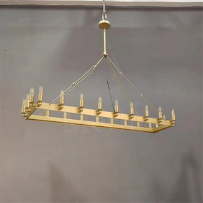 Dania Series Luxury Vintage Filament Round Chandelier, Classic Chandelier Lighting Fixture