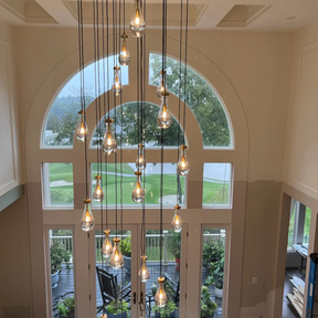 Raindrop Round Modern Chandelier Light