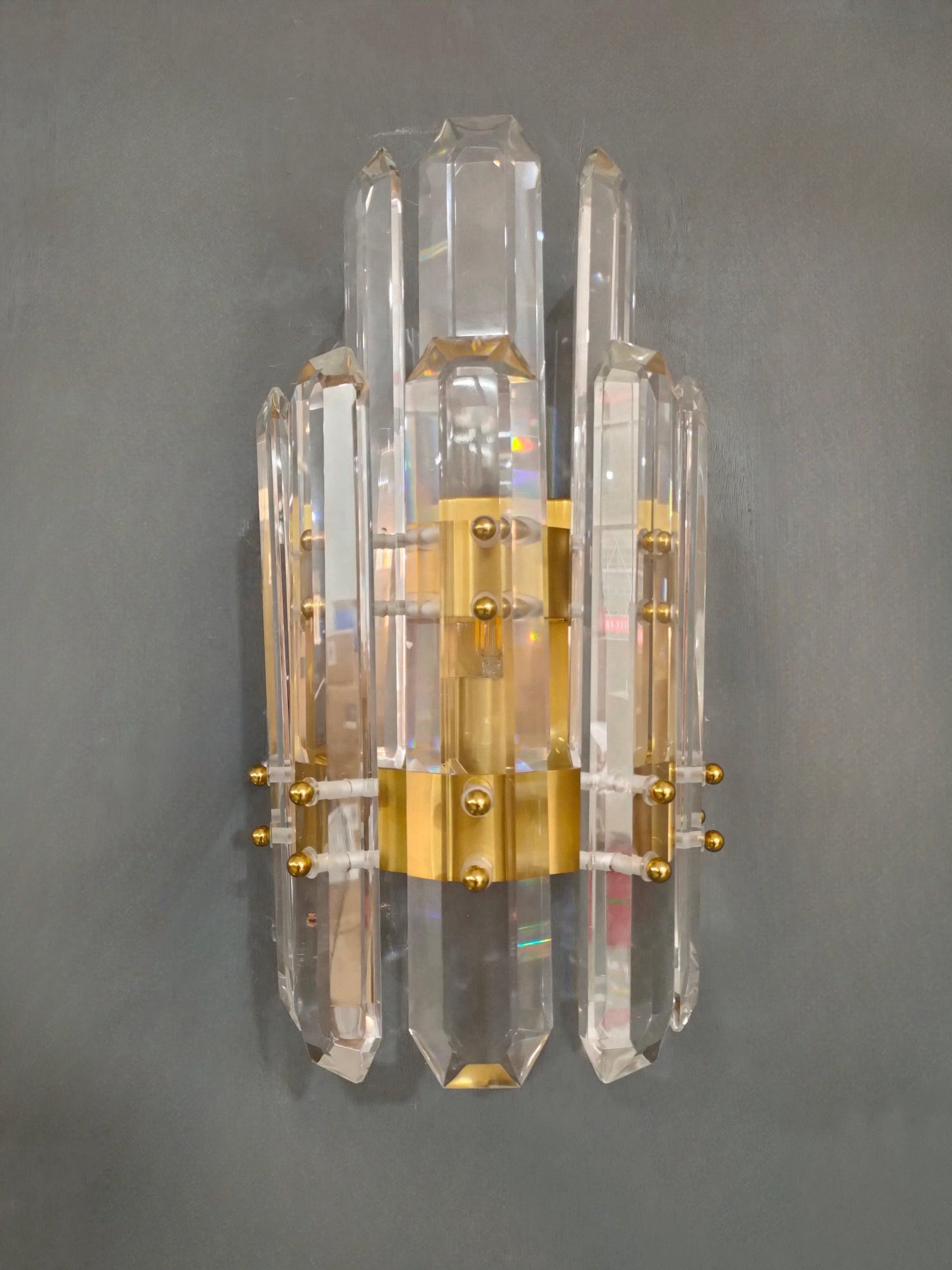 Bonington Crystal  Wall Sconce