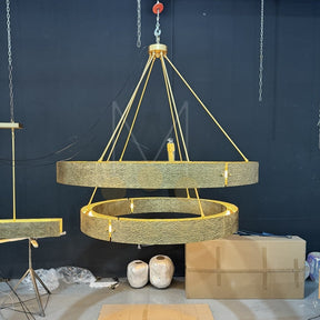 Venus 2-Tier Round Chandelier 60"
