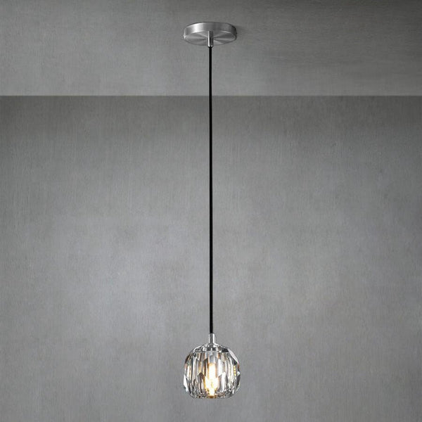 Bille De Crystal Kitchen Island Pendant Light - Arialamps