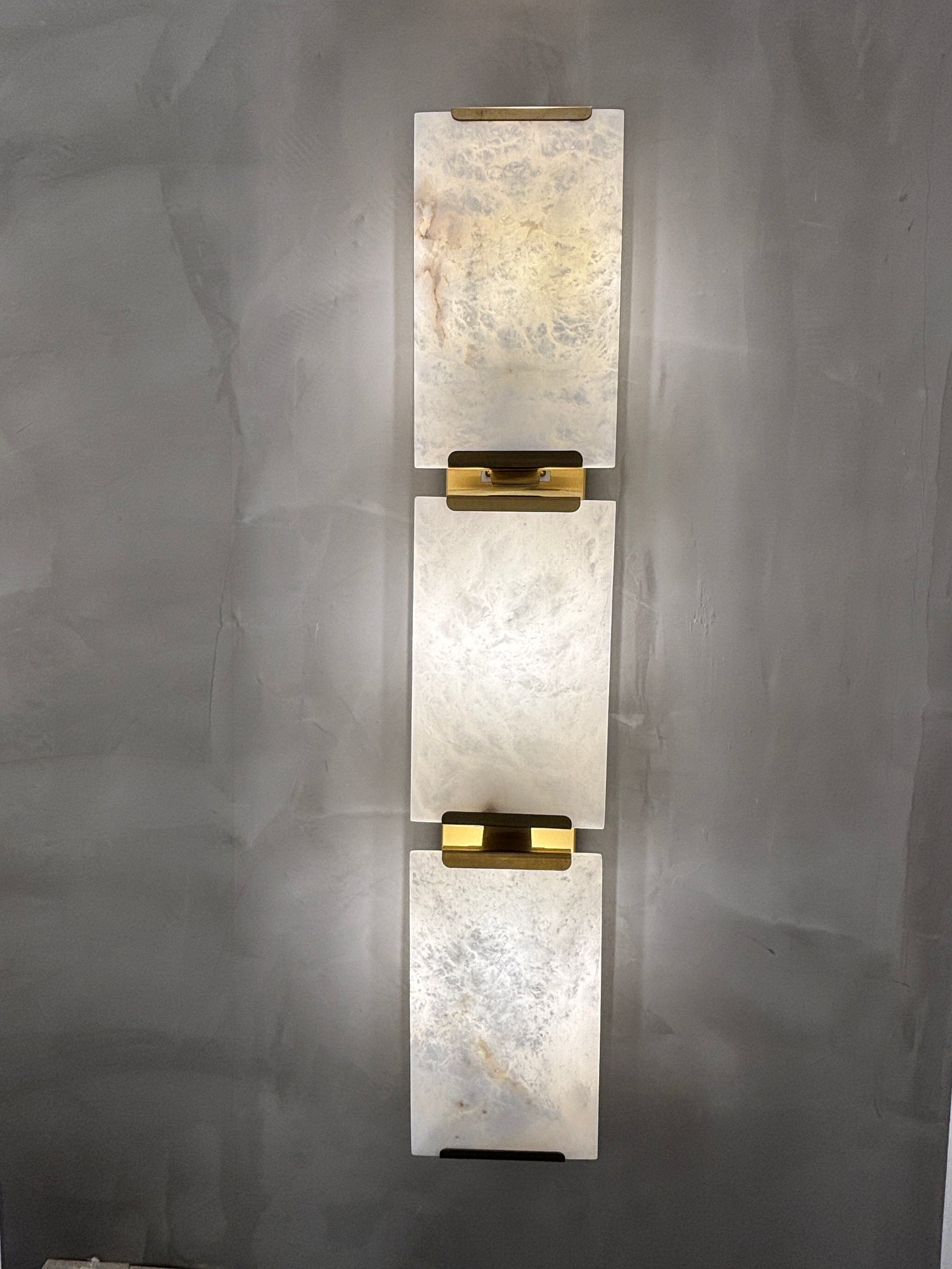 Charles Calcite Triple Indoor Wall Sconce Fixture