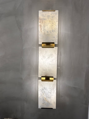 Charles Calcite Triple Indoor Wall Sconce Fixture
