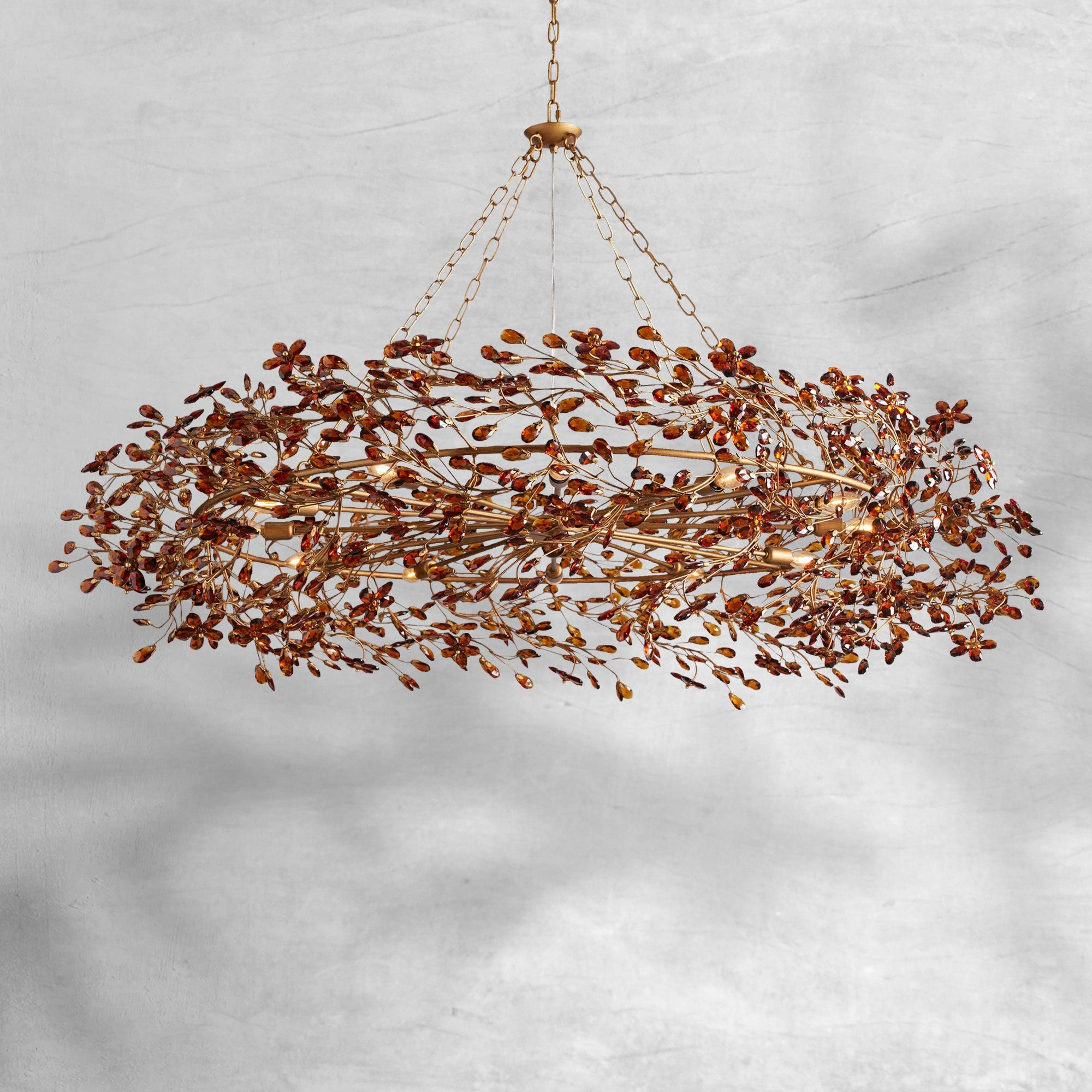 Fiore Crown Chandelier 39" 48" 60"