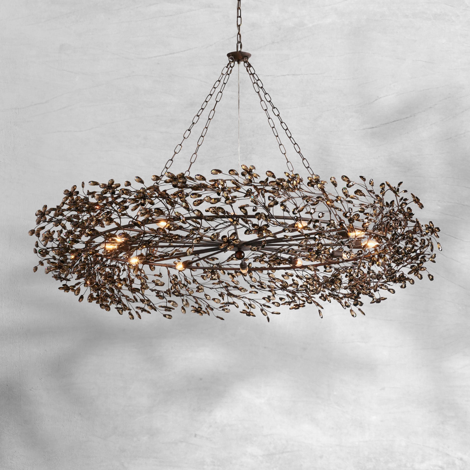 Fiore Crown Chandelier 39" 48" 60"