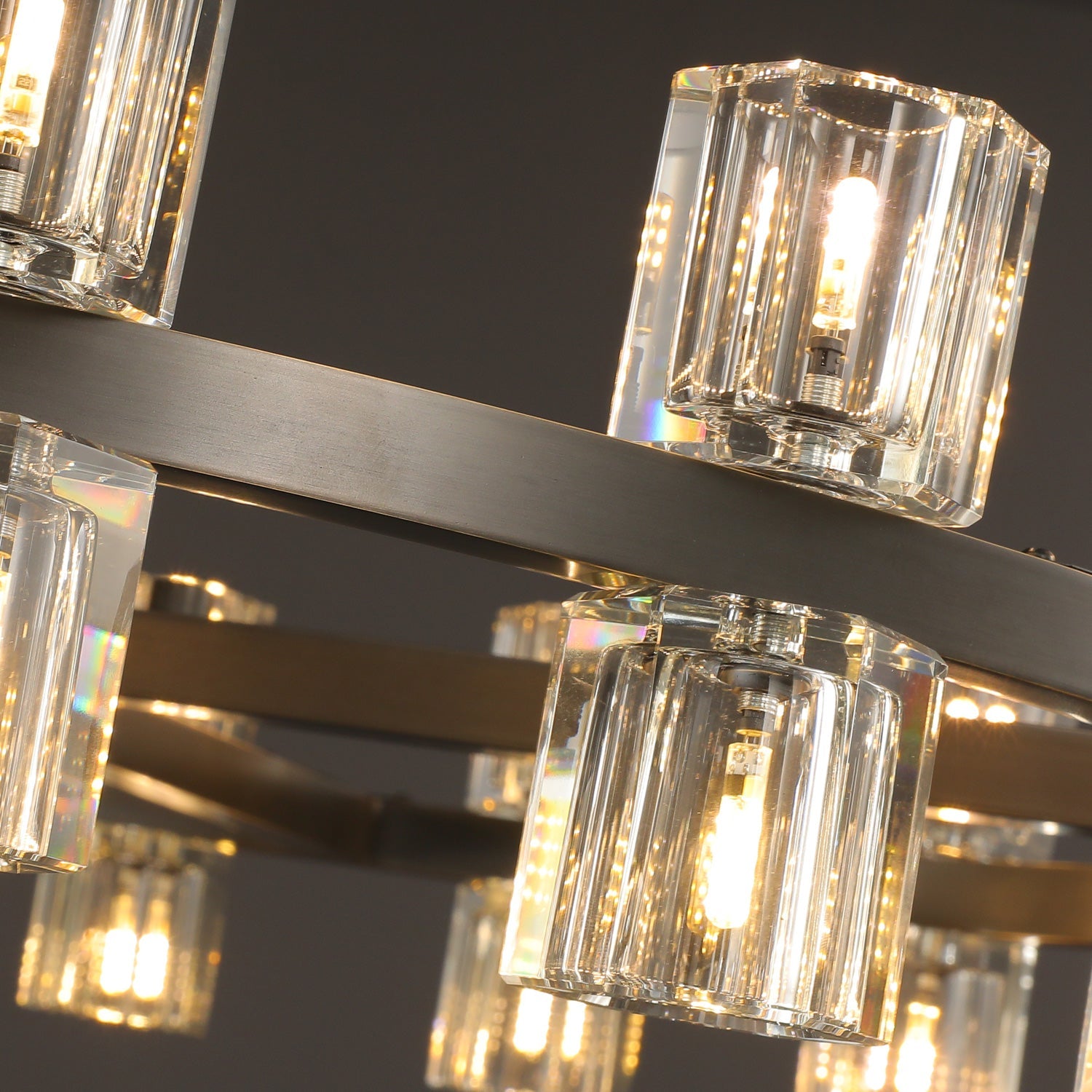 Reger Crystal Rectangular Chandelier48" 54" 72"